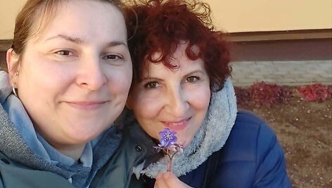 Vilija Ročkaitė ir mama Liuda