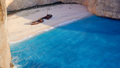 Įstabusis Navagio paplūdimys 