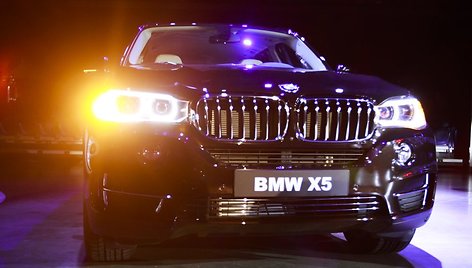 BMW X5 pristatymas