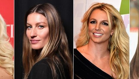 Christina Aguilera, Gisele Bundchen, Britney Spears, Alessandra Ambrosio