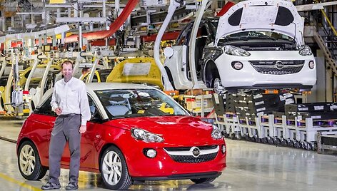 &bdquo;Opel Adam&ldquo;surinkimo linija Eisenache