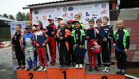 Pirmojo Lietuvos kartingo akademijos sezono akimirkos 