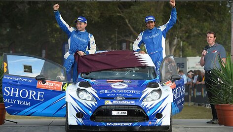 Abdulazizas Al-Kuwari &ndash; greičiausias WRC2 klasėje