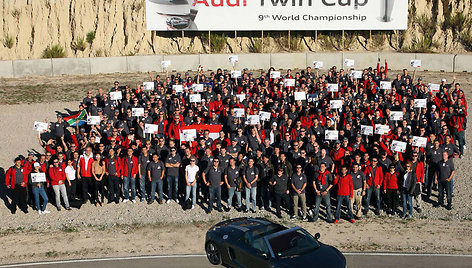 „Audi Twin Cup“ serviso specialistų čempionato dalyviai 