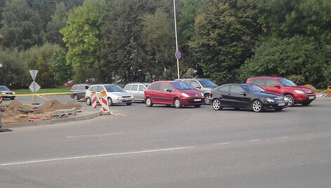 Raudondvario pl. ir Romainių g. sankryža Kaune