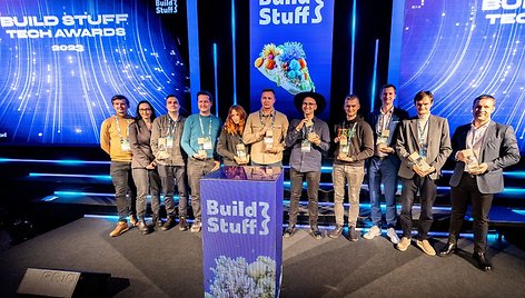 "Build Stuff Tech Awards 2023" apdovanojimai. Organizatorių nuotr.