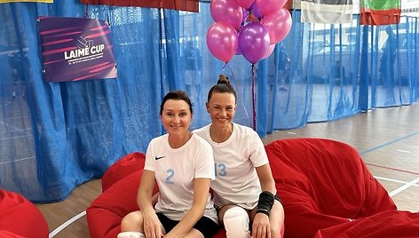 Turnyro LAIMĖ CUP organizatorės Rūta Maslauskienė ir Beata Duko.