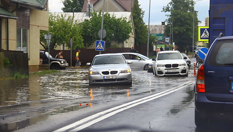 Liūties padariniai Panevėžyje