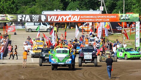 Dalyvių parado akimirka
