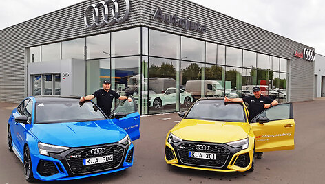 &bdquo;Audi&ldquo; komanda ruo&scaron;iasi žurnalistų raliui