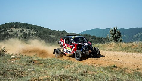 Egidijus Valei&scaron;a ir Mindaugas Varža Graikijos &bdquo;Baja&ldquo; etape