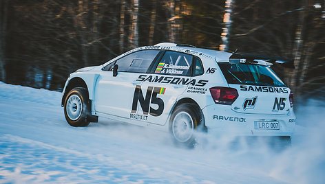 „7bet Winter Rally Aukštaitija“ testinis greičio ruožas