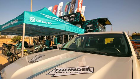 &bdquo;CFMOTO Thunder Racing Team" komanda Maroko ralyje