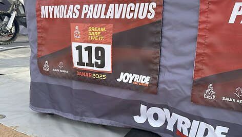 Mykolas Paulavičius atvyko į Dakarą