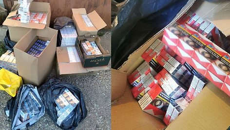 Aptikta cigarečių už 28 tūkst. eurų
