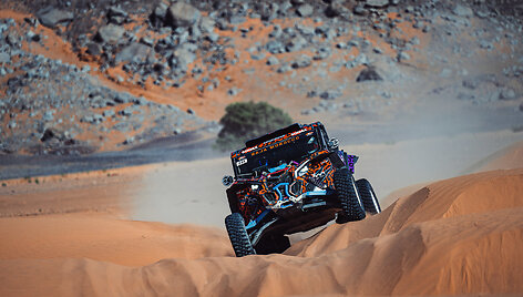 &bdquo;BRO Racing&ldquo; komanda antrąją &bdquo;Baja Marocco&ldquo; dieną