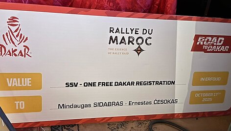 &bdquo;Izotono sportas&ldquo; ekipažas &bdquo;Rallye du Maroc&ldquo; penktame etape