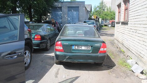 Automobilis po avarijos