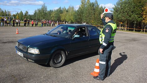 Varžybų akimirka