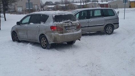 Avarija Pelkių ir Garažų gatvėje