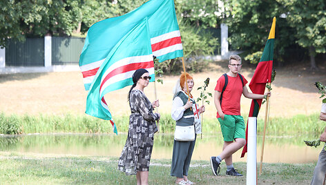 Prie Rusijos ambasados - piketas &bdquo;Už Rusijos pavergtų kra&scaron;tų laisvę&ldquo;