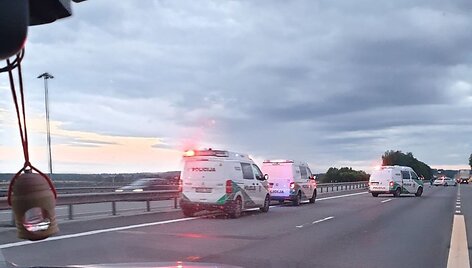 Avarija netoli Elektrėnų