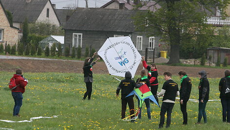 Aitvarų &scaron;ventė Joni&scaron;kyje