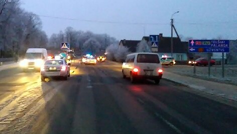 Avarija Kur&scaron;ėnuose