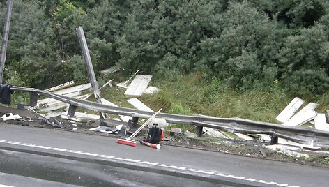 Avarija Kaune, Marijampolės plente