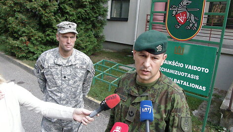 Toddas Brownas (kairėje) ir Vytautas Baltrūnas