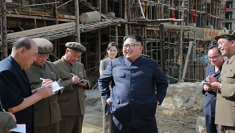 &Scaron;iaurės Korėjos lyderis Kim Jong Unas