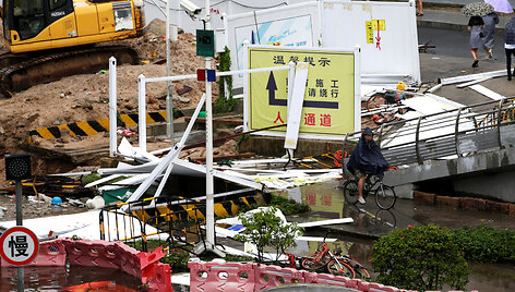 Taifūno Mangkhut sukelto chaoso padariniai