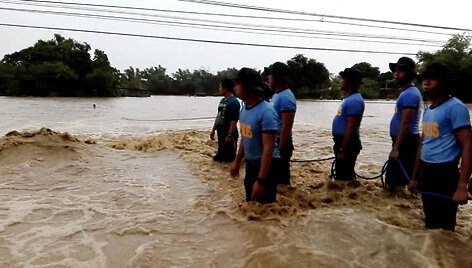 Taifūno Mangkhut sukelto chaoso padariniai