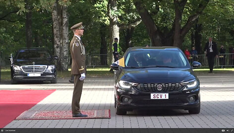 Popiežiaus Pranci&scaron;kaus susitikimas su Estijos prezidente Kersti Kaljulaid