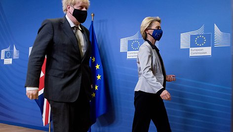 Ursula von der Leyen ir Borisas Johnsonas