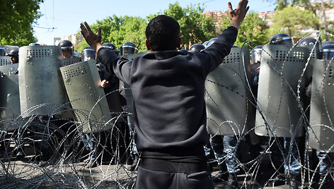 Protestai ir neramumai Armėnijoje