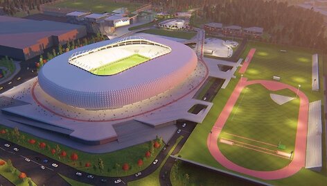 Pristatytas Vilniaus nacionalinio stadiono projektas