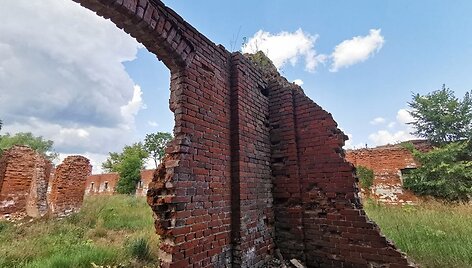 Ardomos Lentvario dvaro sodybos daržinės liekanos