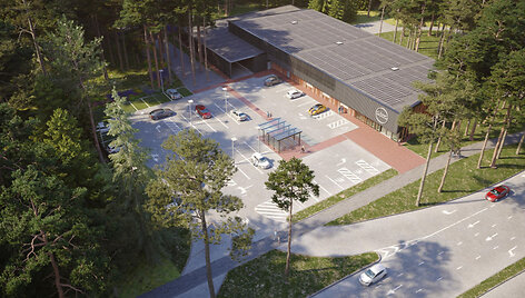 Atnaujintas &bdquo;Lidl&ldquo; parduotuvės projektas Nemenčinės plente