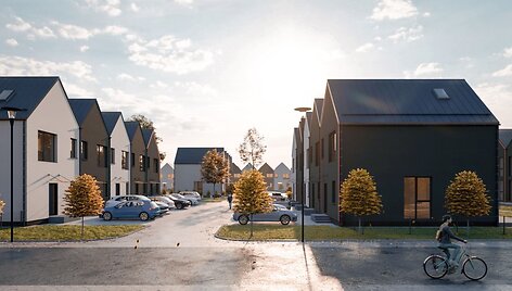 &bdquo;Grand House LT&ldquo; statomas kotedžų kvartalas Antežeriuose