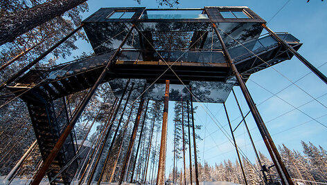 &Scaron;vedijoje veikiančiame vie&scaron;butyje &bdquo;Treehotel&ldquo; pastatytas &bdquo;7-asis numeris&ldquo;