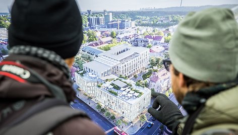 Vilniaus Gedimino prospekte pradėtos pirmojo "Hilton" viešbučio, verslo centro ir daugiabučių projekto statybos