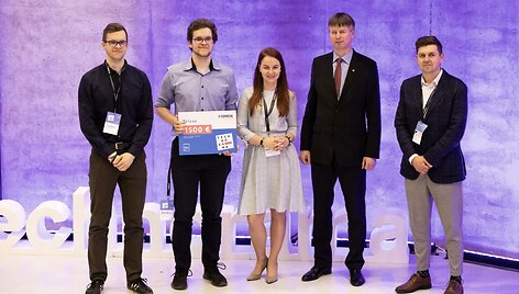 Andriui Paulauskui, Lukui Paulauskui ir Romui &Scaron;leževičiui &ndash; &bdquo;Centric IT Solutions Lithuania&ldquo; prizas