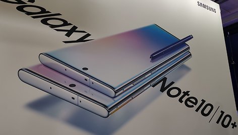 „Samsung Galaxy Note 10+“ išmaniojo telefono pristatymas