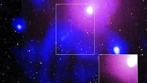 NASA i&scaron;platino nuotrauką, kurioje matoma tu&scaron;tuma, likusi po rekordinės galios sprogimo