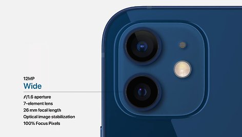 „iPhone 12“ kamera