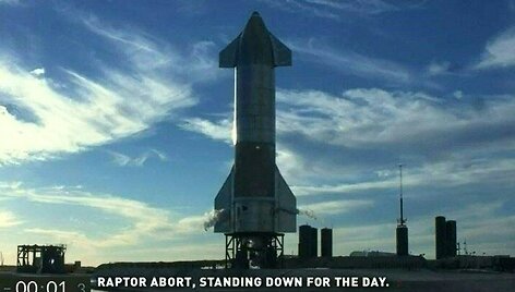 &bdquo;SpaceX&ldquo; prototipinės raketors &bdquo;Starship SN8&ldquo; bandomasis skrydis