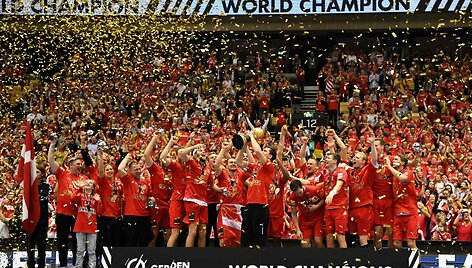 Danijos rankininkai pirmą kartą tapo pasaulio čempionais.