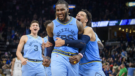 &bdquo;Memphis Grizzlies&ldquo; komanda namie palaužė &bdquo;Brooklyn Nets&ldquo;.
