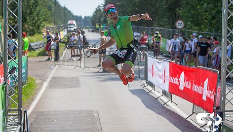 Pirmasis Lietuvos triatlono čempionato etapas Varėnoje.